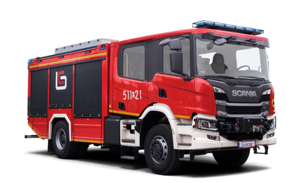 ŚREDNI SAMOCHÓD RATOWNICZO - GAŚNICZY SCANIA P360