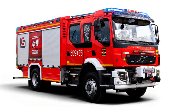 ŚREDNI SAMOCHÓD RATOWNICZO - GAŚNICZY VOLVO FL