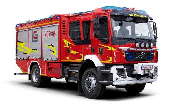 ŚREDNI SAMOCHÓD RATOWNICZO - GAŚNICZY VOLVO FL