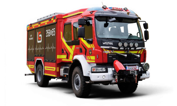ŚREDNI SAMOCHÓD RATOWNICZO - GAŚNICZY VOLVO FL